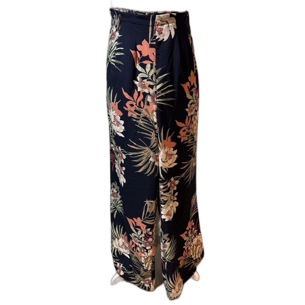 Hyfve Hyfve Hyfve Tropical Print Wide Leg Pants Size M